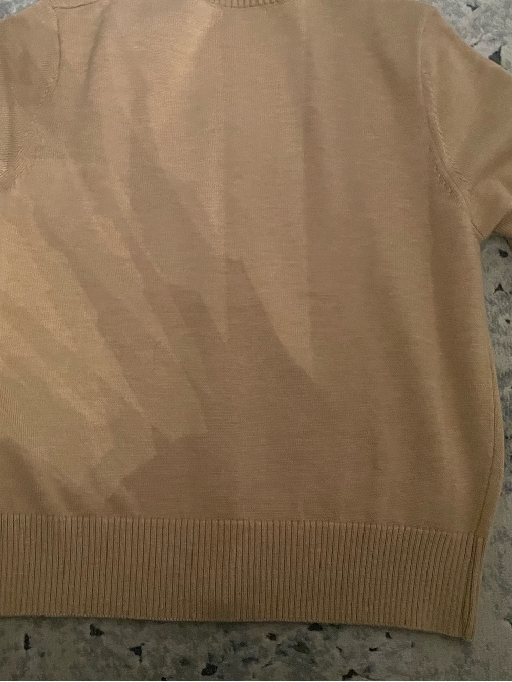 Mi Miu Men’s Beige Button Front Cardigan - Picture 4 of 4